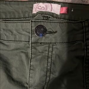 SO Dark Green Casual Pants